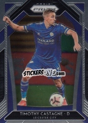 Sticker Timothy Castagne - English Premier League 2020-2021. Prizm
 n. 122 - Panini