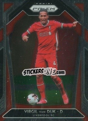 Sticker Virgil van Dijk - English Premier League 2020-2021. Prizm
 n. 243 - Panini