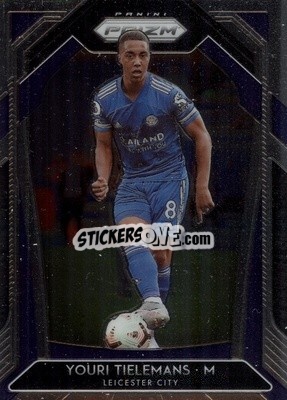 Sticker Youri Tielemans - English Premier League 2020-2021. Prizm
 - Panini