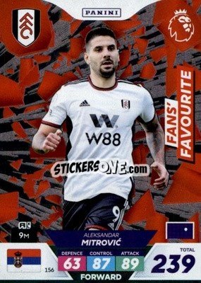 Figurina Aleksandar Mitrović - English Premier League 2022-2023. Adrenalyn XL Plus
 - Panini