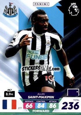 Sticker Allan Saint-Maximin - English Premier League 2022-2023. Adrenalyn XL Plus
 n. 277 - Panini