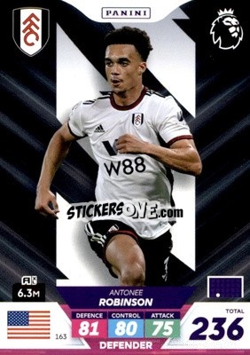 Sticker Antonee Robinson - English Premier League 2022-2023. Adrenalyn XL Plus
 n. 163 - Panini