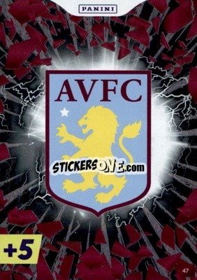 Cromo Aston Villa Crest - English Premier League 2022-2023. Adrenalyn XL Plus
 - Panini