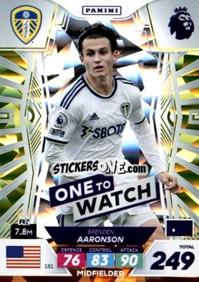 Sticker Brenden Aaronson - English Premier League 2022-2023. Adrenalyn XL Plus
 n. 181 - Panini