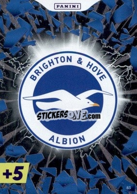 Sticker Brighton & Hove Albion Crest - English Premier League 2022-2023. Adrenalyn XL Plus
 n. 83 - Panini