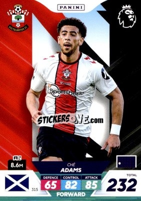 Sticker Ché Adams - English Premier League 2022-2023. Adrenalyn XL Plus
 n. 315 - Panini