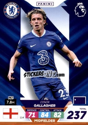 Sticker Conor Gallagher - English Premier League 2022-2023. Adrenalyn XL Plus
 - Panini