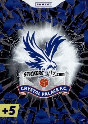 Sticker Crystal Palace Crest - English Premier League 2022-2023. Adrenalyn XL Plus
 n. 119 - Panini
