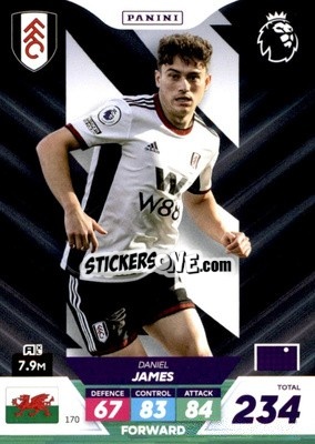 Sticker Daniel James - English Premier League 2022-2023. Adrenalyn XL Plus
 n. 170 - Panini