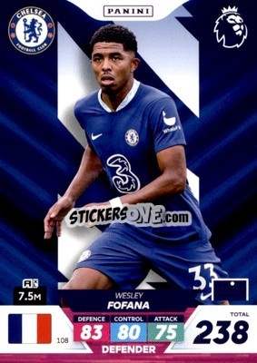 Sticker David Datro Fofana - English Premier League 2022-2023. Adrenalyn XL Plus
 n. 108 - Panini