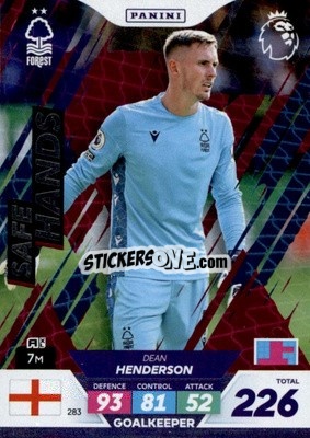 Sticker Dean Henderson - English Premier League 2022-2023. Adrenalyn XL Plus
 n. 283 - Panini