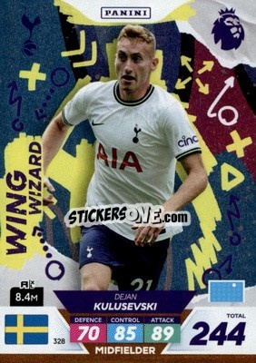 Cromo Dejan Kulusevski - English Premier League 2022-2023. Adrenalyn XL Plus
 - Panini