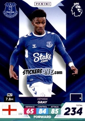 Sticker Demarai Gray - English Premier League 2022-2023. Adrenalyn XL Plus
 n. 152 - Panini