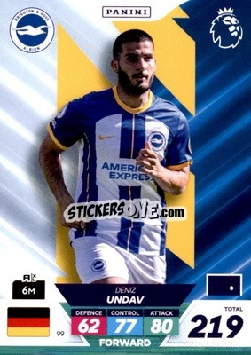 Sticker Deniz Undav - English Premier League 2022-2023. Adrenalyn XL Plus
 n. 99 - Panini