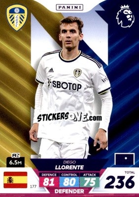 Sticker Diego Llorente - English Premier League 2022-2023. Adrenalyn XL Plus
 n. 177 - Panini