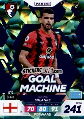 Sticker Dominic Solanke - English Premier League 2022-2023. Adrenalyn XL Plus
 n. 25 - Panini