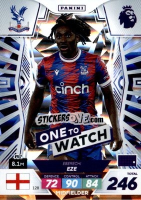 Sticker Eberechi Eze - English Premier League 2022-2023. Adrenalyn XL Plus
 n. 128 - Panini