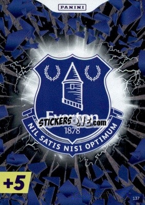 Sticker Everton Crest - English Premier League 2022-2023. Adrenalyn XL Plus
 n. 137 - Panini