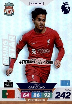 Sticker Fábio Carvalho - English Premier League 2022-2023. Adrenalyn XL Plus
 n. 220 - Panini