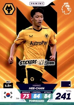 Sticker Hwang Hee-chan - English Premier League 2022-2023. Adrenalyn XL Plus
 - Panini