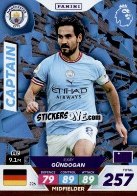 Sticker İlkay Gündoğan - English Premier League 2022-2023. Adrenalyn XL Plus
 - Panini