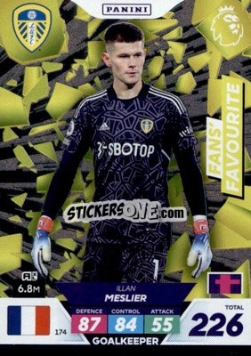 Sticker Illan Meslier - English Premier League 2022-2023. Adrenalyn XL Plus
 - Panini
