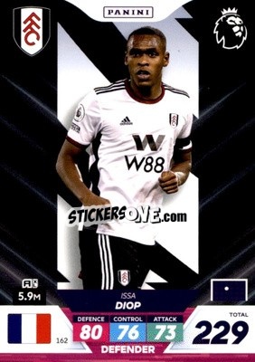 Sticker Issa Diop - English Premier League 2022-2023. Adrenalyn XL Plus
 n. 162 - Panini