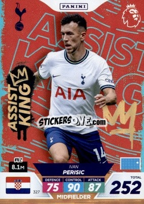 Sticker Ivan Perišić - English Premier League 2022-2023. Adrenalyn XL Plus
 n. 327 - Panini