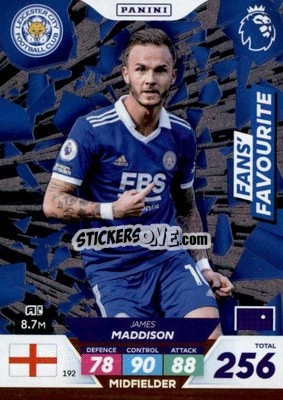 Sticker James Maddison - English Premier League 2022-2023. Adrenalyn XL Plus
 - Panini