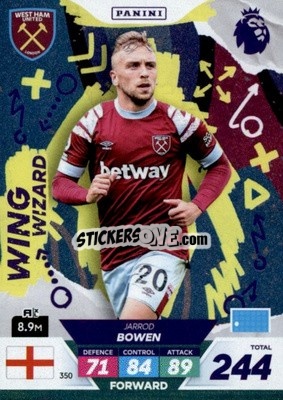 Sticker Jarrod Bowen - English Premier League 2022-2023. Adrenalyn XL Plus
 - Panini