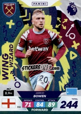 Sticker Jarrod Bowen - English Premier League 2022-2023. Adrenalyn XL Plus
 n. 350 - Panini