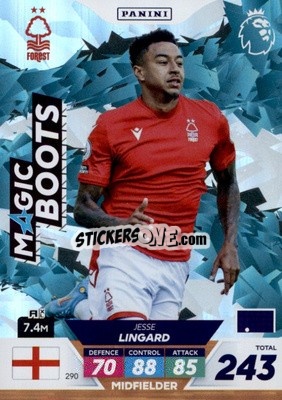 Sticker Jesse Lingard - English Premier League 2022-2023. Adrenalyn XL Plus
 n. 290 - Panini