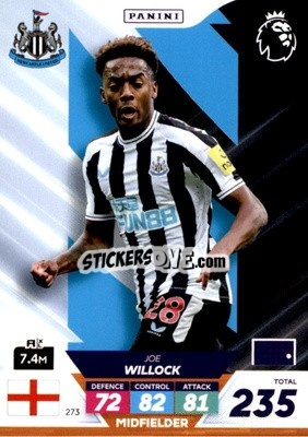 Sticker Joe Willock - English Premier League 2022-2023. Adrenalyn XL Plus
 n. 273 - Panini