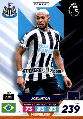 Sticker Joelinton - English Premier League 2022-2023. Adrenalyn XL Plus
 - Panini