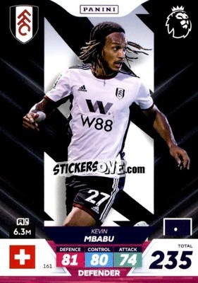 Sticker Kevin Mbabu - English Premier League 2022-2023. Adrenalyn XL Plus
 - Panini