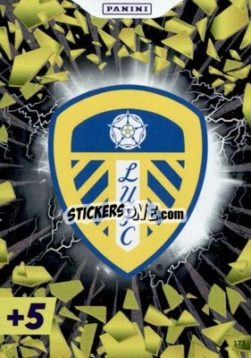 Sticker Leeds United Crest - English Premier League 2022-2023. Adrenalyn XL Plus
 - Panini