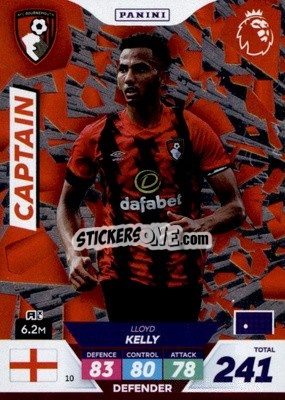 Sticker Lloyd Kelly - English Premier League 2022-2023. Adrenalyn XL Plus
 n. 10 - Panini