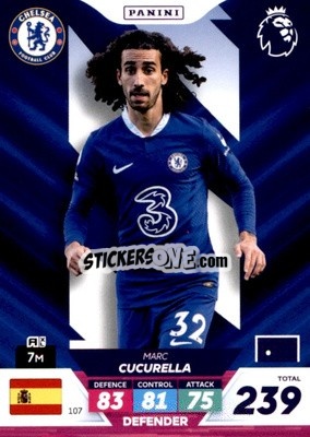 Sticker Marc Cucurella - English Premier League 2022-2023. Adrenalyn XL Plus
 n. 107 - Panini