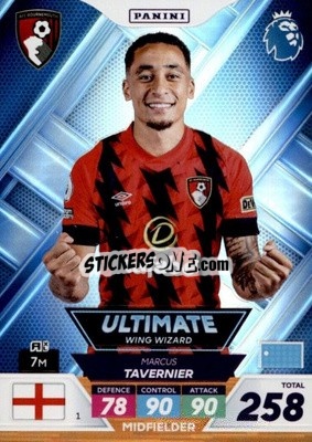 Sticker Marcus Tavernier - English Premier League 2022-2023. Adrenalyn XL Plus
 n. 1 - Panini