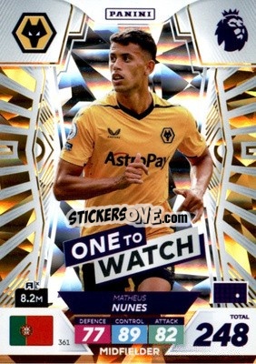 Sticker Matheus Nunes - English Premier League 2022-2023. Adrenalyn XL Plus
 n. 361 - Panini