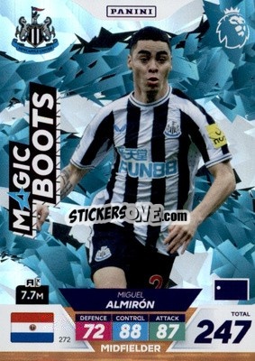 Figurina Miguel Almirón - English Premier League 2022-2023. Adrenalyn XL Plus
 - Panini