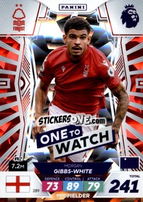 Sticker Morgan Gibbs-White - English Premier League 2022-2023. Adrenalyn XL Plus
 n. 289 - Panini