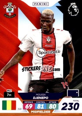 Sticker Moussa Djenepo - English Premier League 2022-2023. Adrenalyn XL Plus
 - Panini