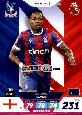 Sticker Nathaniel Clyne - English Premier League 2022-2023. Adrenalyn XL Plus
 n. 125 - Panini