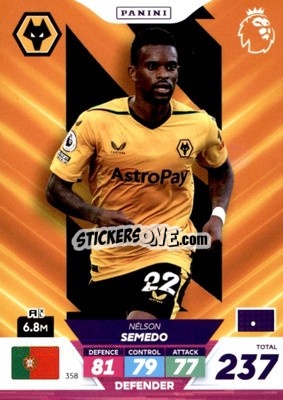 Sticker Nélson Semedo - English Premier League 2022-2023. Adrenalyn XL Plus
 - Panini