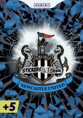 Sticker Newcastle United Crest - English Premier League 2022-2023. Adrenalyn XL Plus
 n. 263 - Panini