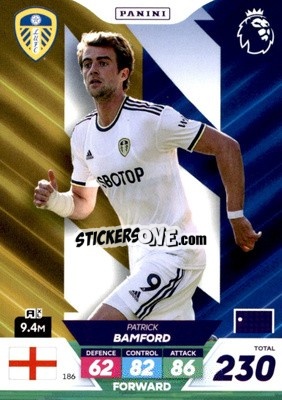 Sticker Patrick Bamford - English Premier League 2022-2023. Adrenalyn XL Plus
 n. 186 - Panini