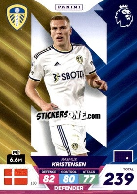 Sticker Rasmus Kristensen - English Premier League 2022-2023. Adrenalyn XL Plus
 n. 180 - Panini