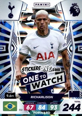 Sticker Richarlison - English Premier League 2022-2023. Adrenalyn XL Plus
 n. 332 - Panini