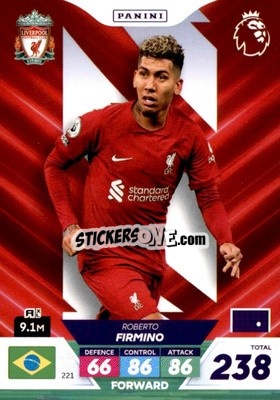 Sticker Roberto Firmino - English Premier League 2022-2023. Adrenalyn XL Plus
 - Panini